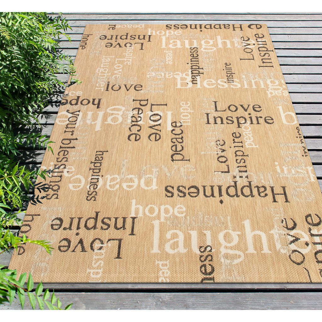 Trans Ocean Portofino Sentiments Area Rug