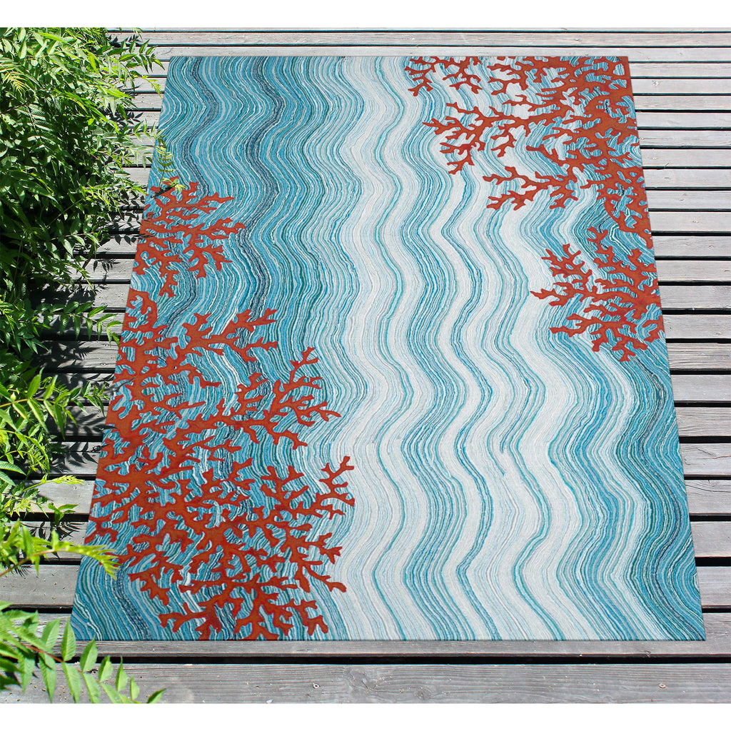 Trans Ocean Visions IV Coral Reef Area Rug