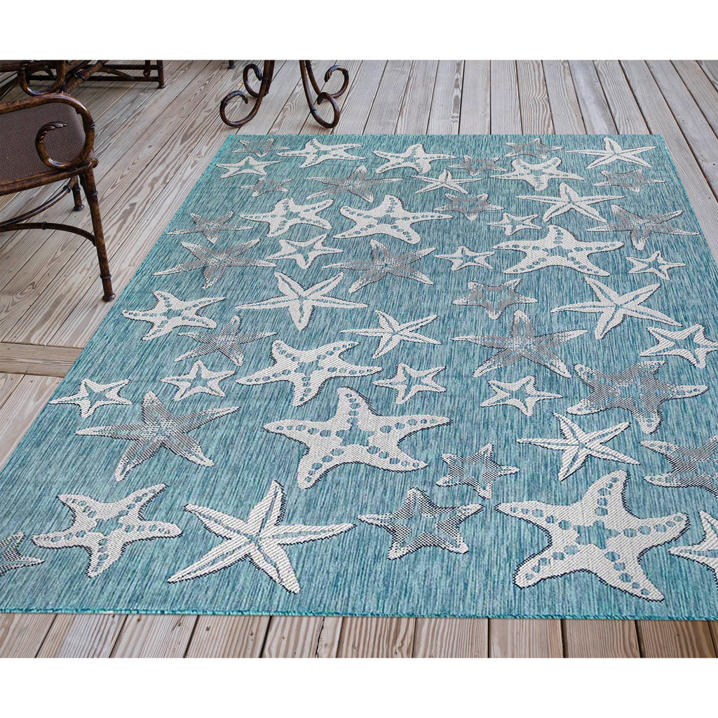Trans Ocean Carmel Starfish Area Rug