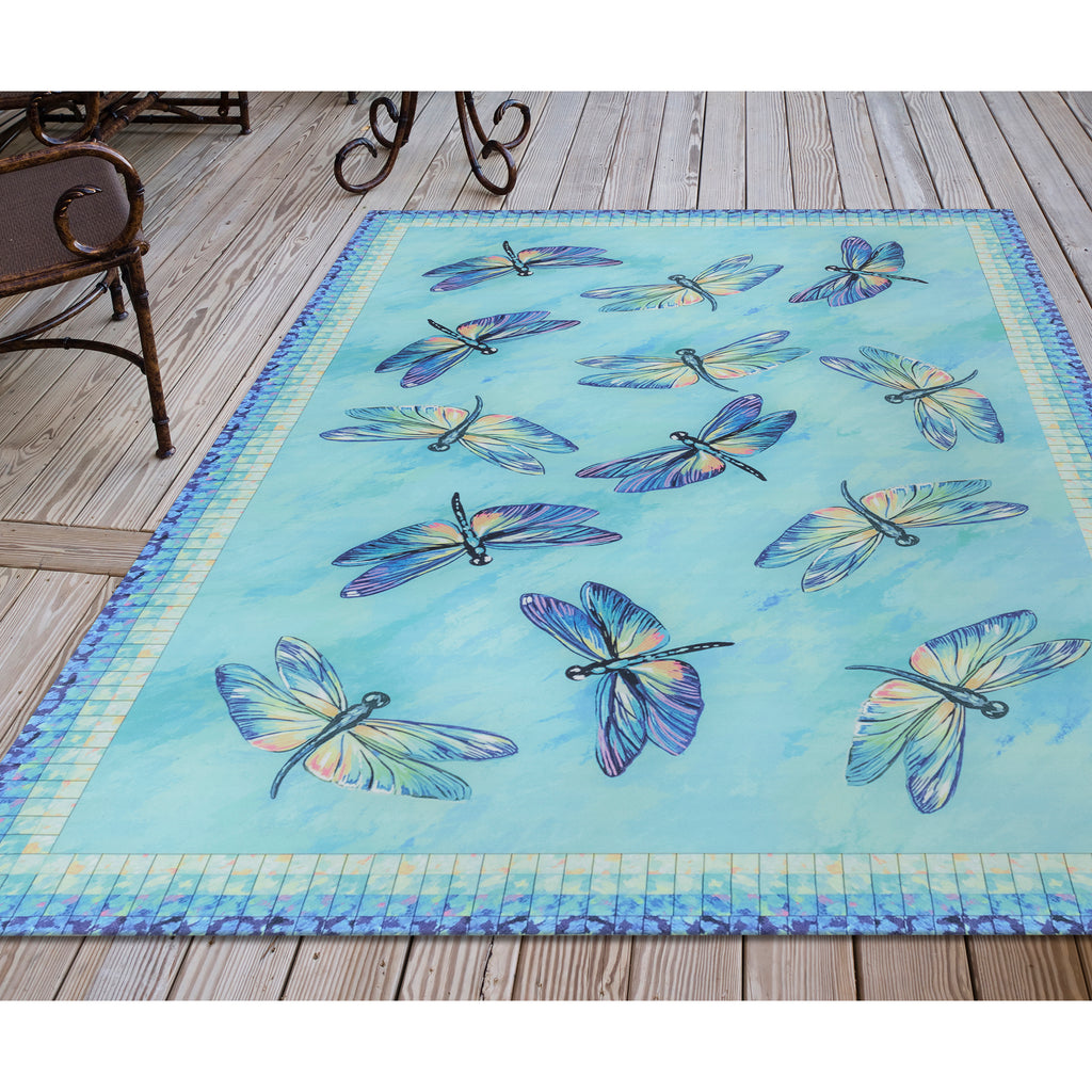 Trans Ocean Illusions Dragonflies Area Rug