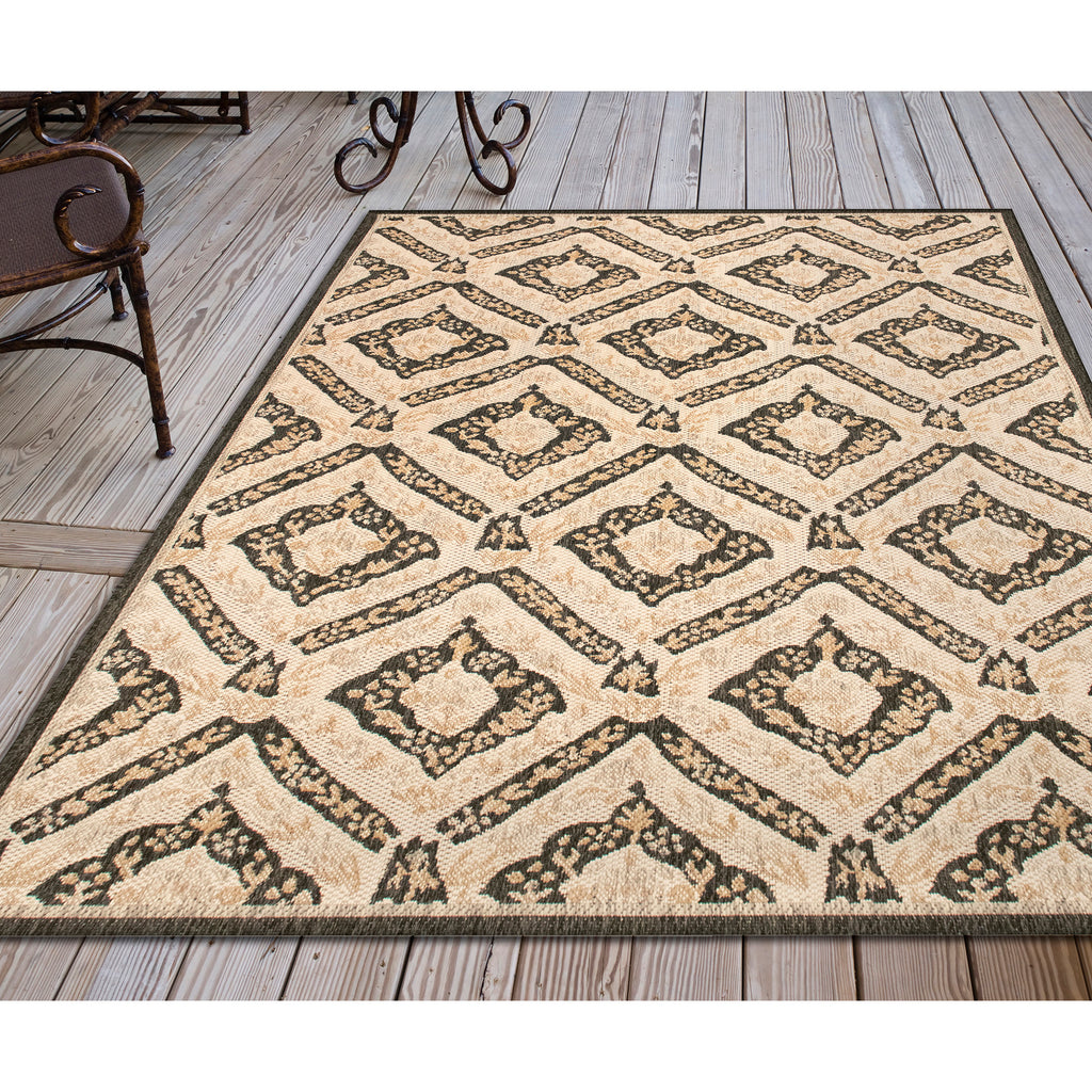 Trans Ocean Portofino Palmettes Area Rug