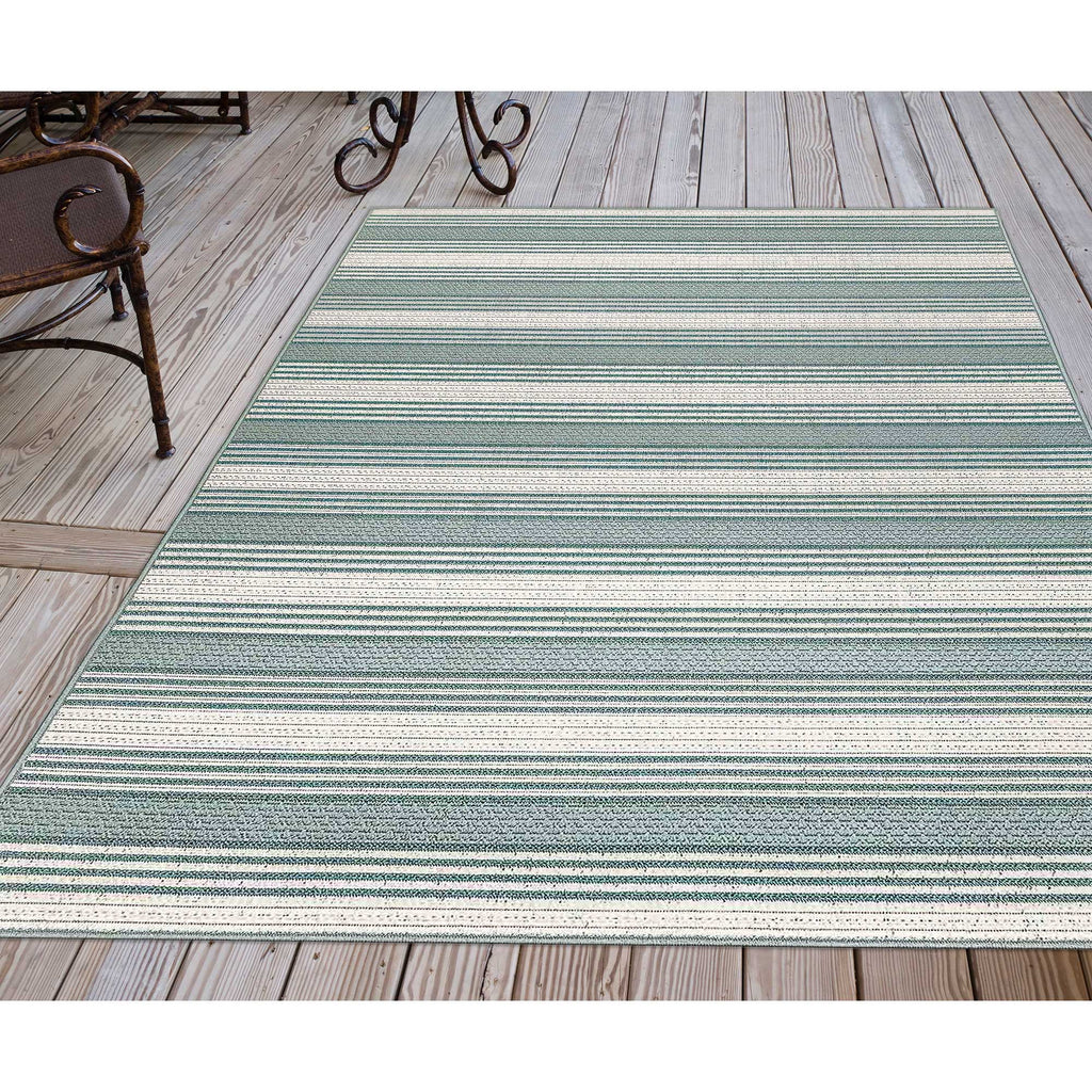 Trans Ocean Riviera Stripe Area Rug