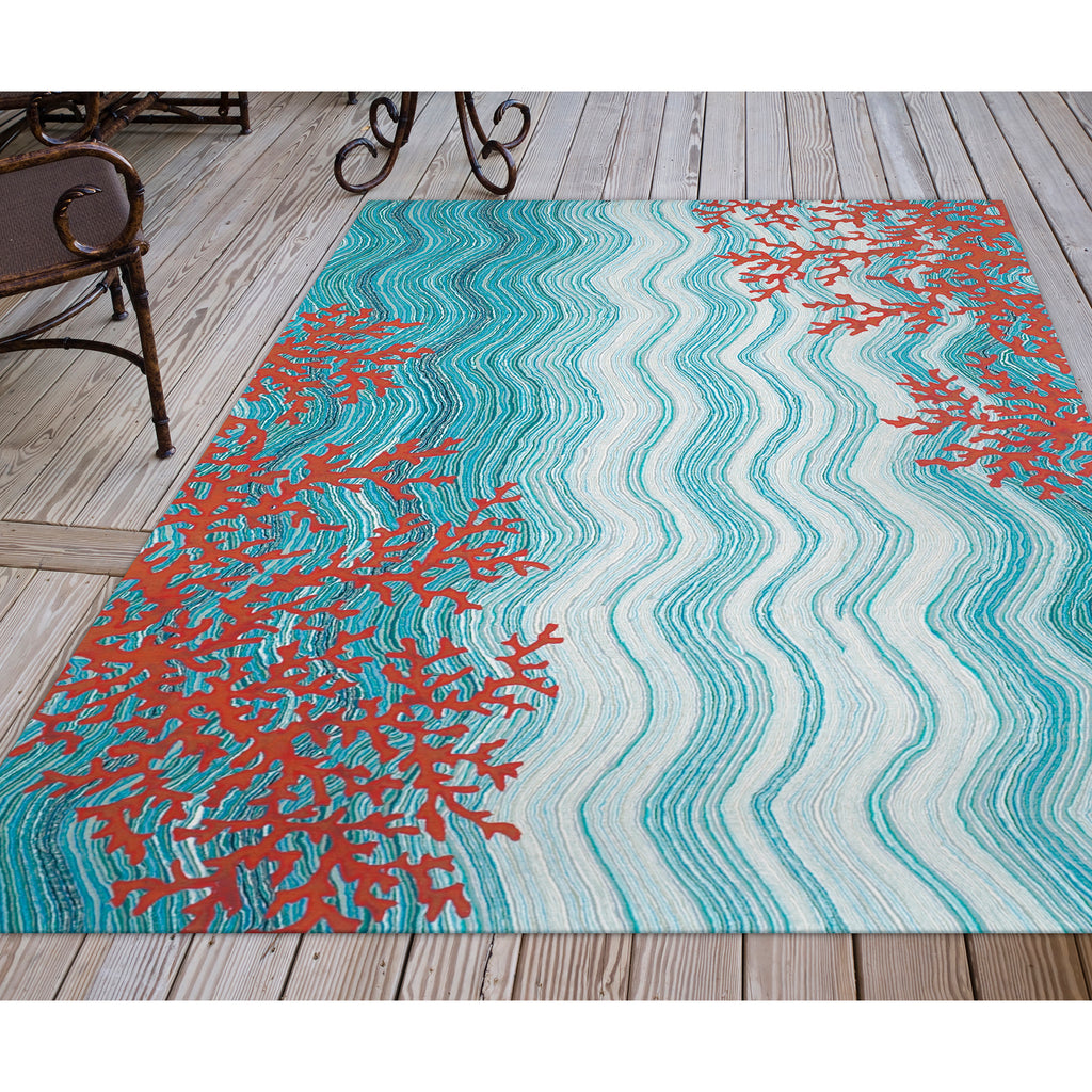 Trans Ocean Visions IV Coral Reef Area Rug