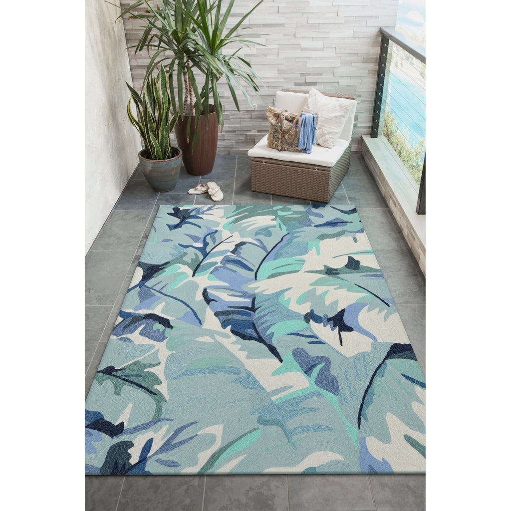 Trans Ocean Capri Palm Leaf Area Rug
