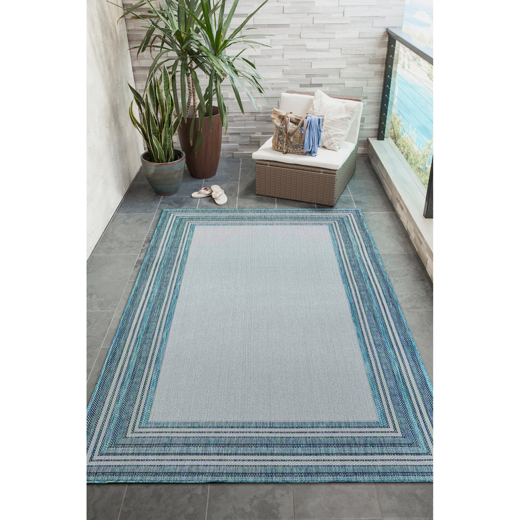 Trans Ocean Carmel Multi Border Area Rug