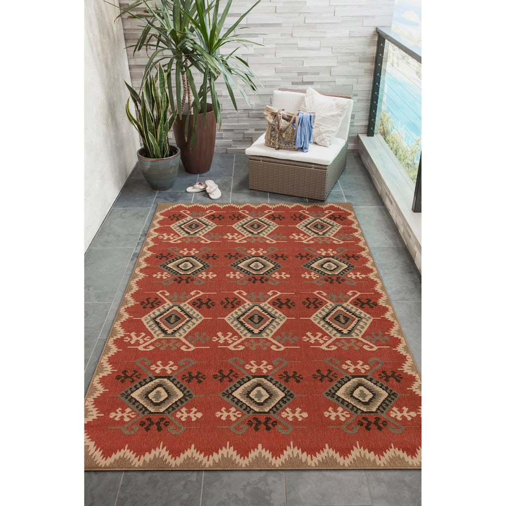 Trans Ocean Riviera Kilim Area Rug