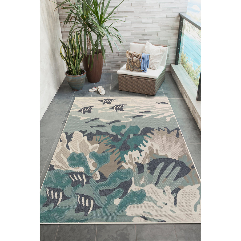Trans Ocean Riviera Ocean Area Rug