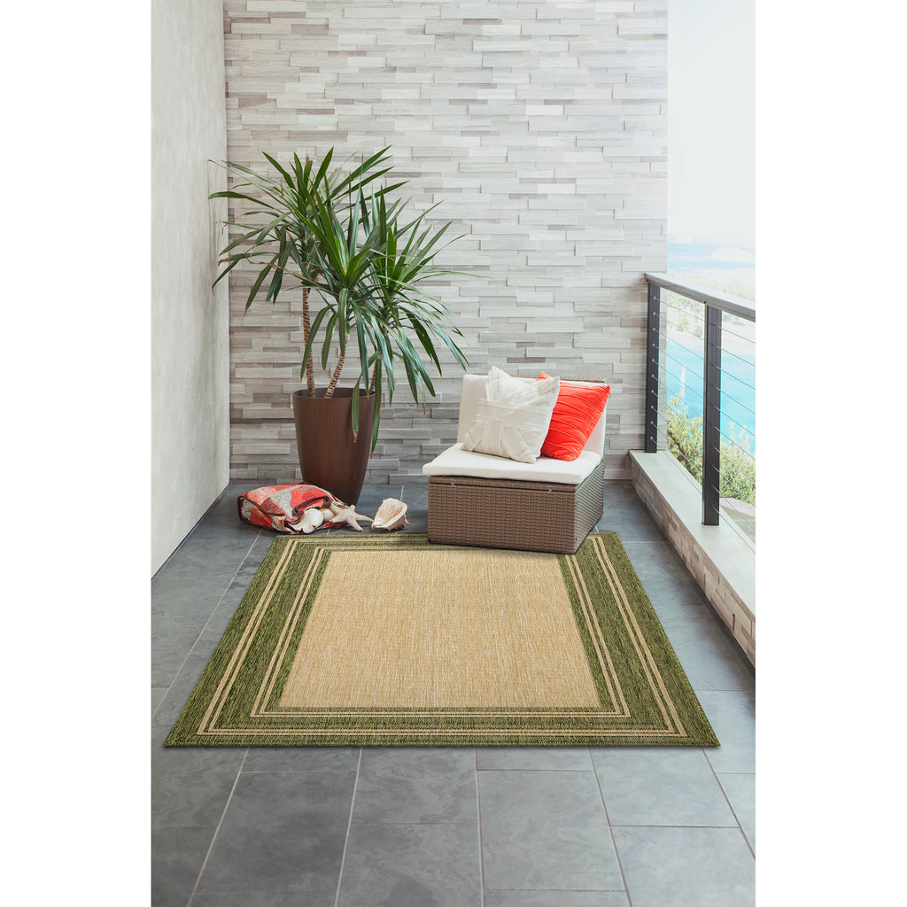 Trans Ocean Carmel Multi Border Area Rug