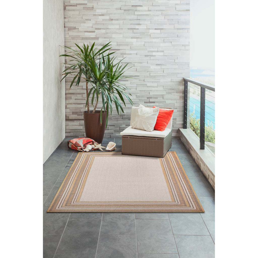 Trans Ocean Carmel Multi Border Area Rug