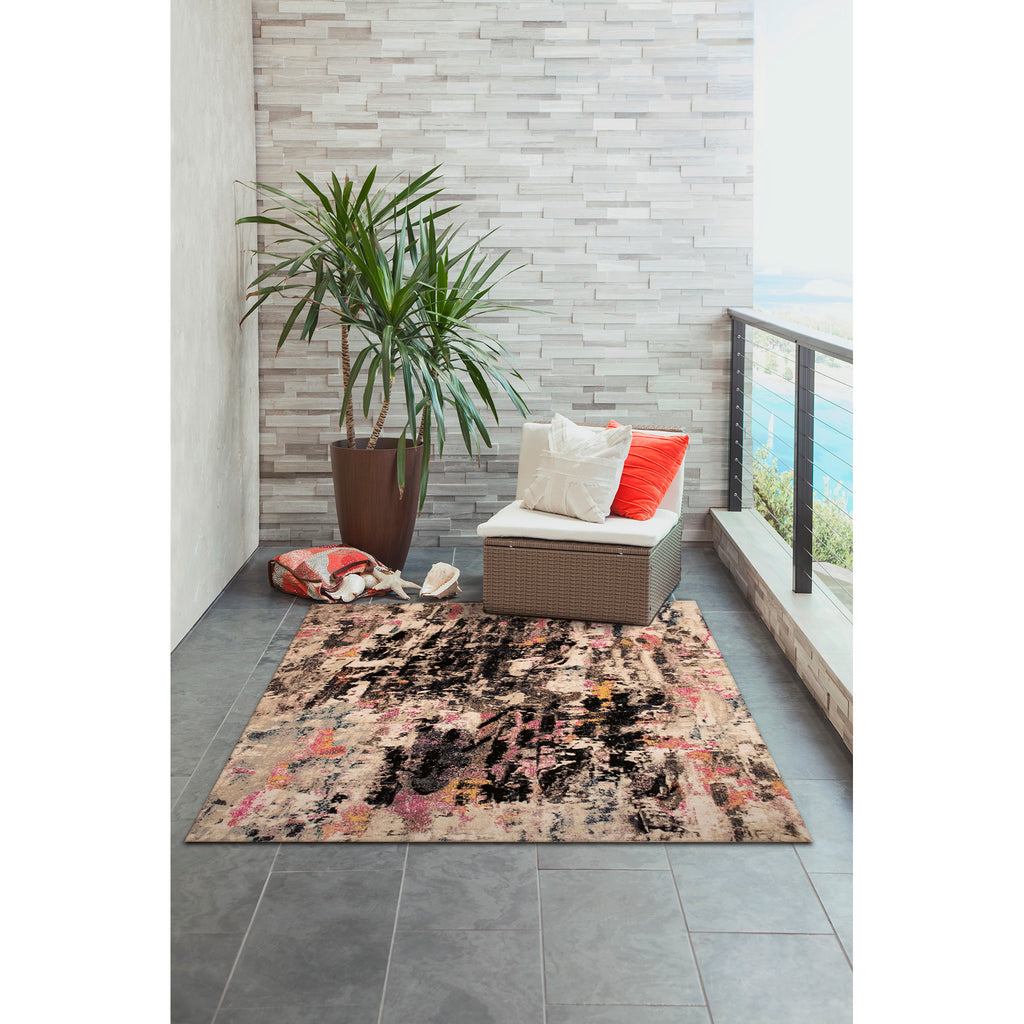 Trans Ocean Fresco Abstract Area Rug
