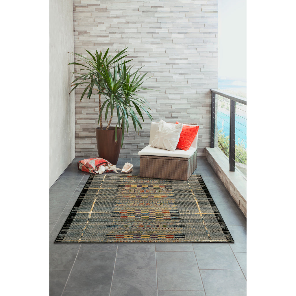 Trans Ocean Marina Tribal Stripe Area Rug