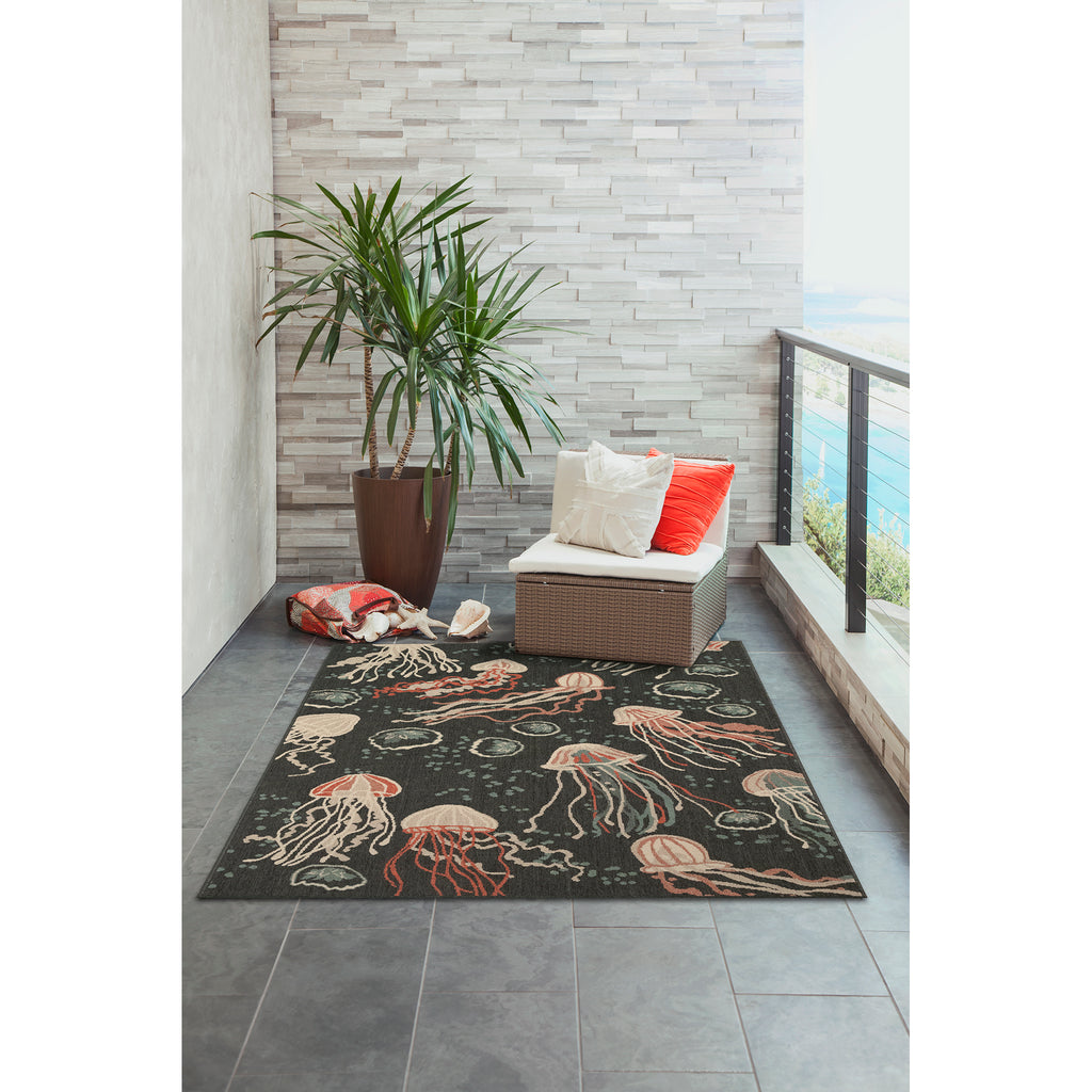 Trans Ocean Riviera Jellyfish Area Rug