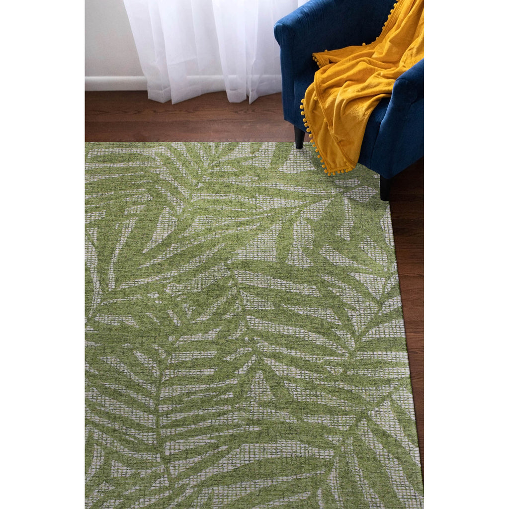 Trans Ocean Savannah Olive Branches Area Rug