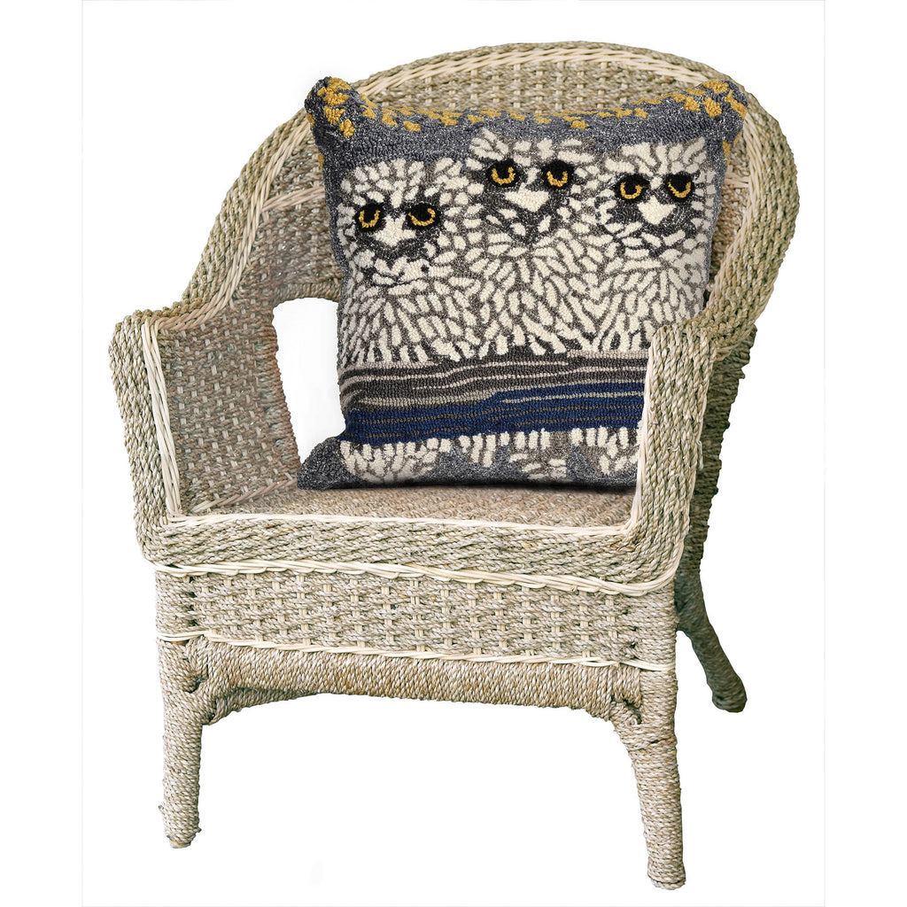 Trans Ocean Frontporch Owls Area Rug