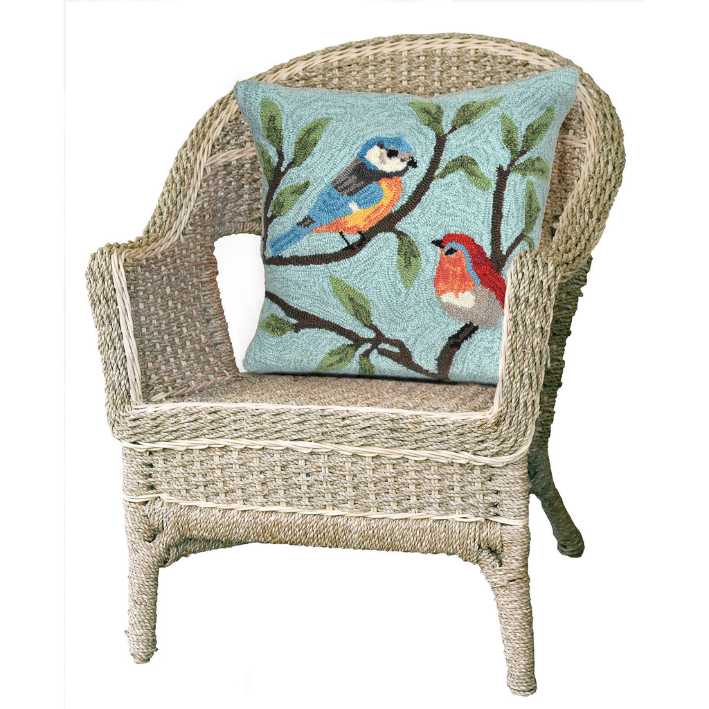 Trans Ocean Frontporch Birds On Branches Area Rug