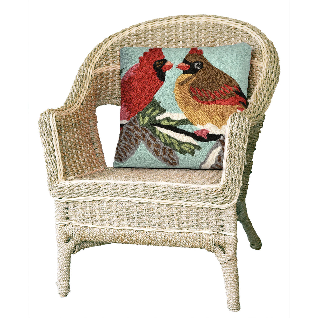 Trans Ocean Frontporch Cardinals Area Rug