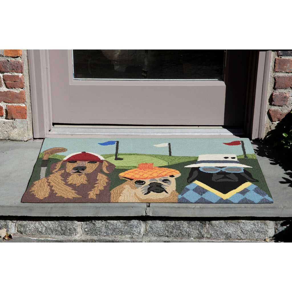 Trans Ocean Frontporch Putts & Mutts Area Rug