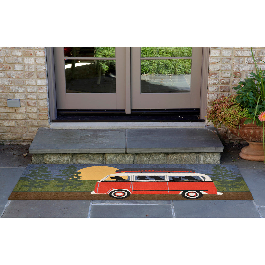 Trans Ocean Frontporch Camping Trip Area Rug