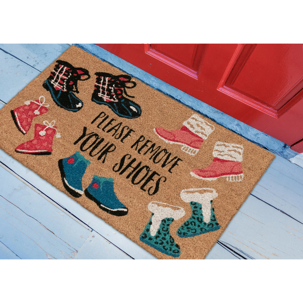Trans Ocean Natura Winter Shoes Area Rug