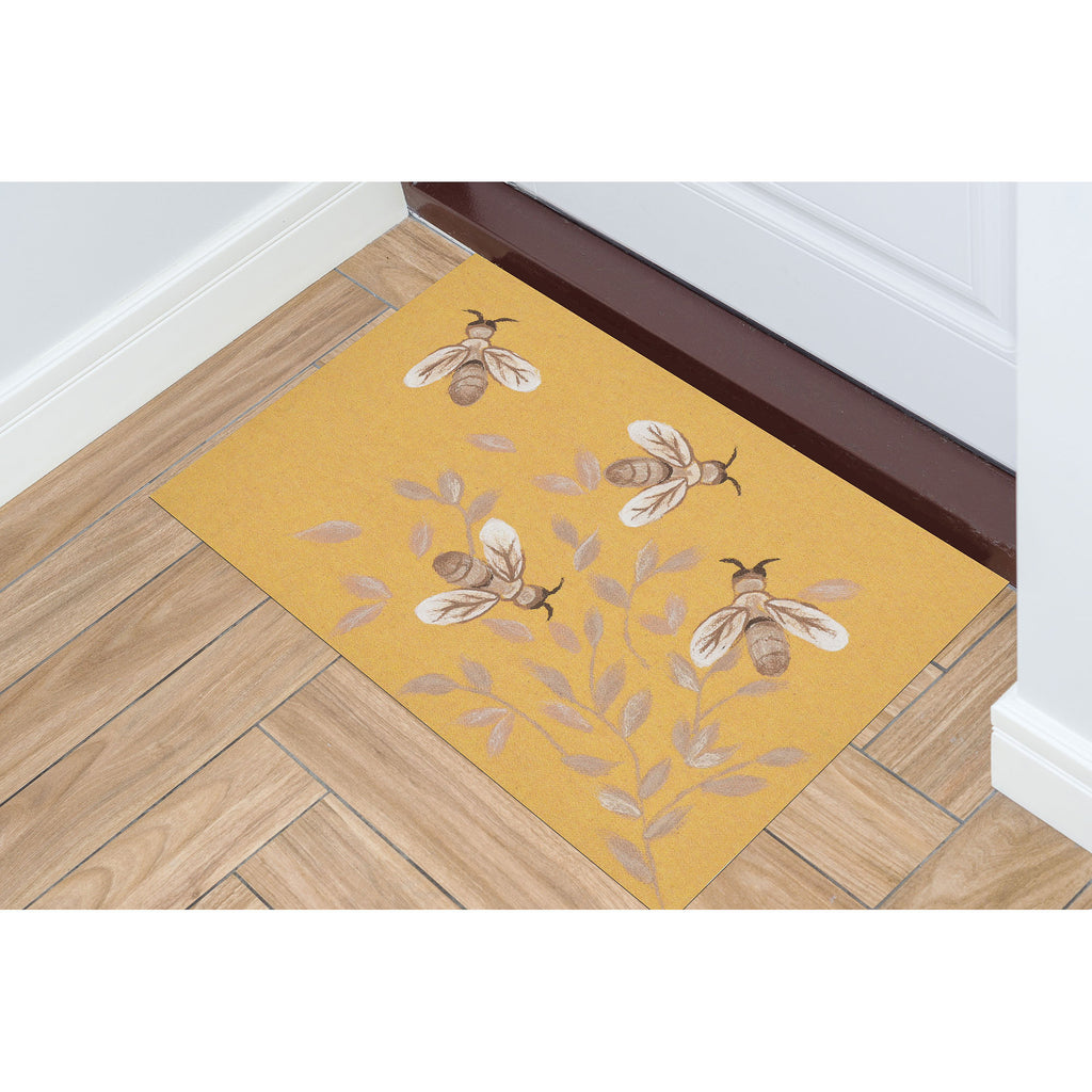 Trans Ocean Illusions Bees Area Rug