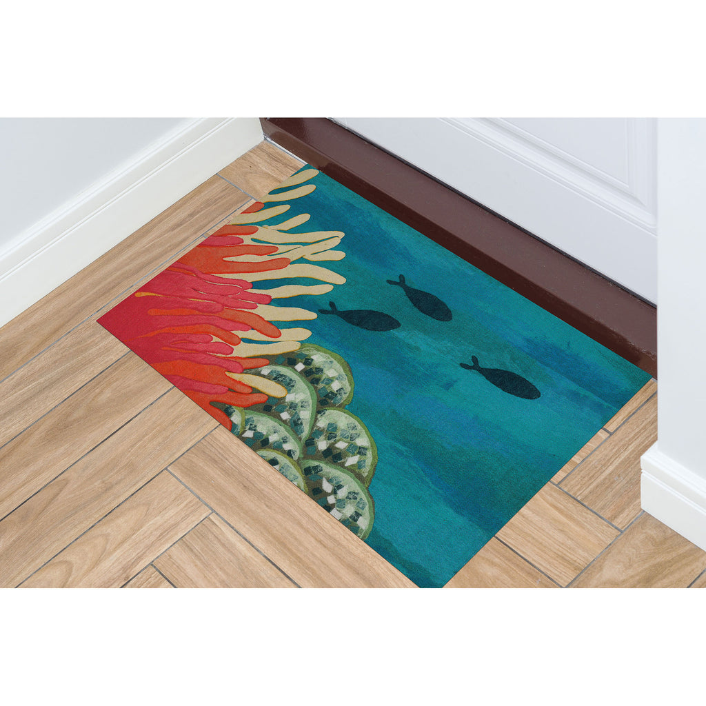 Trans Ocean Illusions Reef & Fish Area Rug