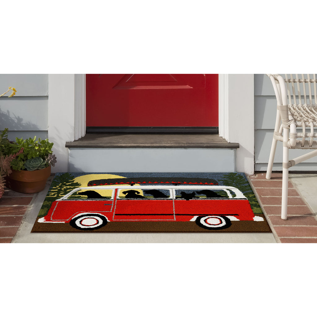 Trans Ocean Frontporch Camping Trip Area Rug