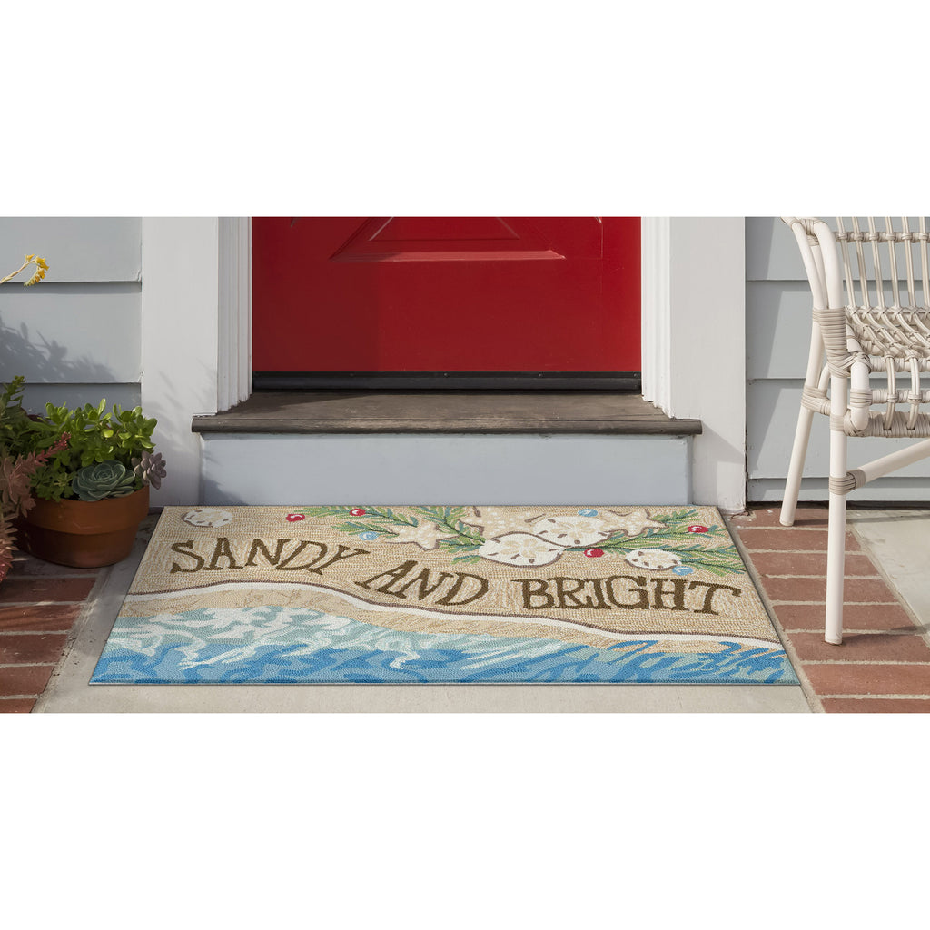 Trans Ocean Frontporch Sandy & Bright Area Rug