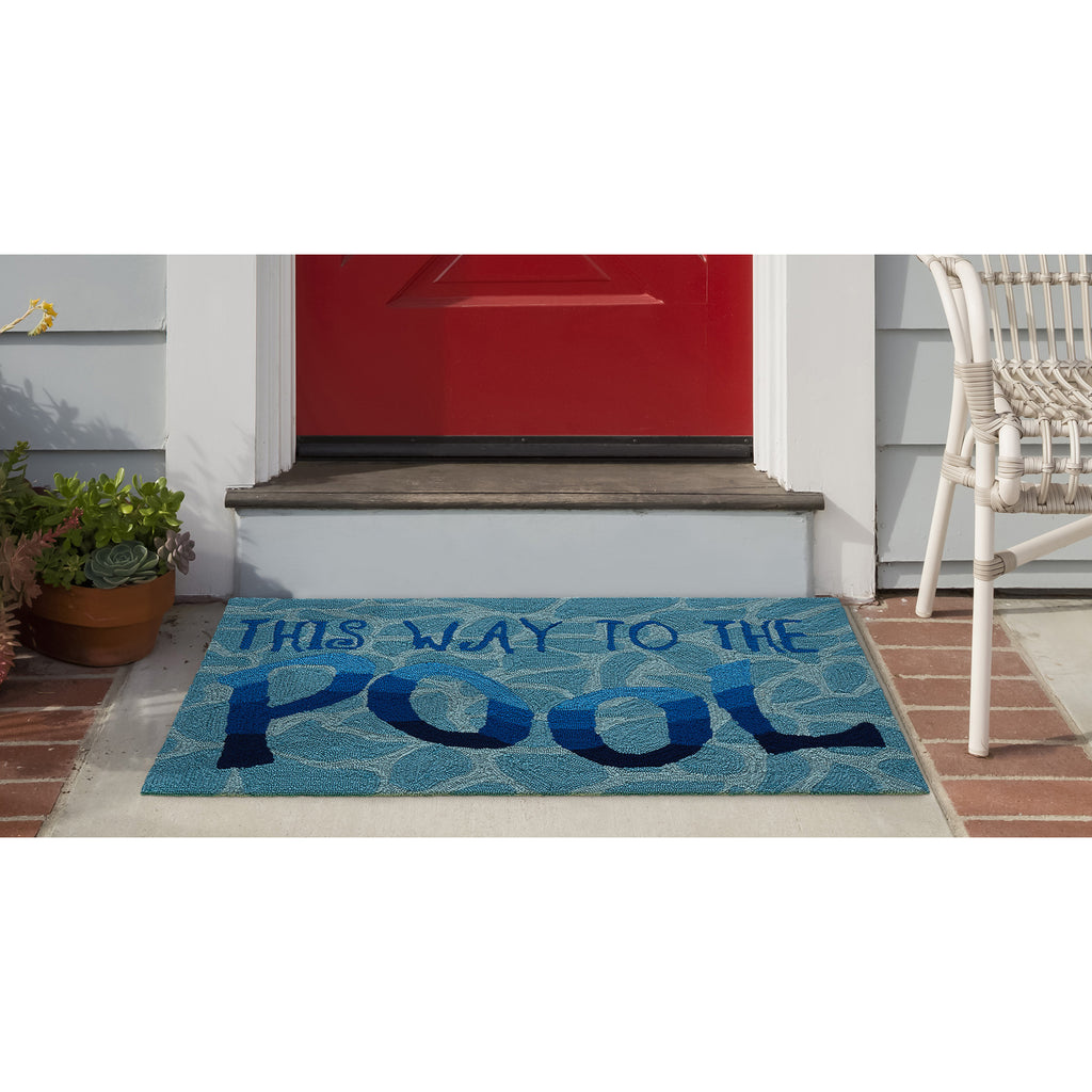 Trans Ocean Frontporch This Way To The Pool Area Rug
