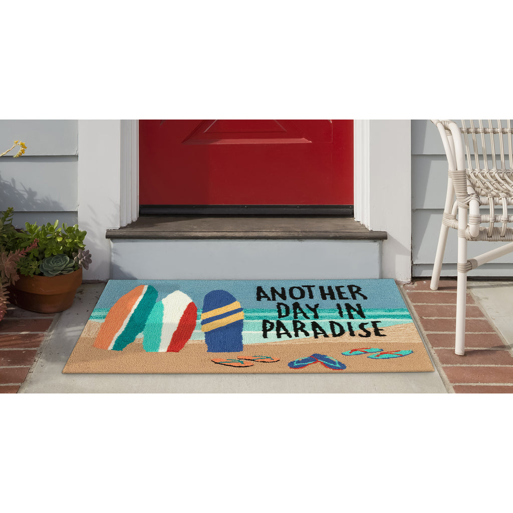 Trans Ocean Frontporch Beach Paradise Area Rug