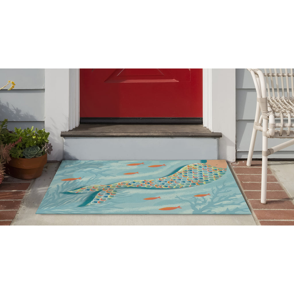 Trans Ocean Illusions Mermaid At Heart Area Rug