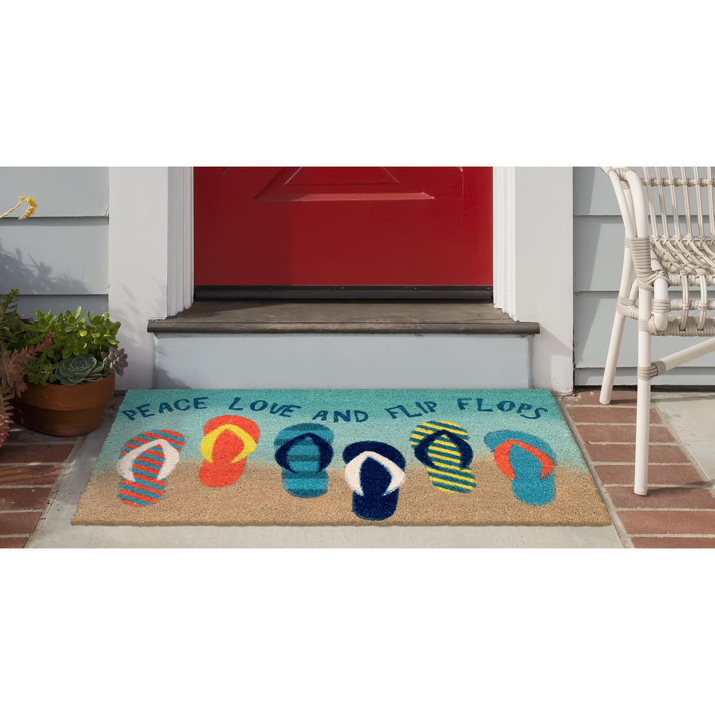 Trans Ocean Natura Flip Flops Area Rug