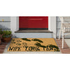 Trans Ocean Natura Wipe Your Paws Area Rug