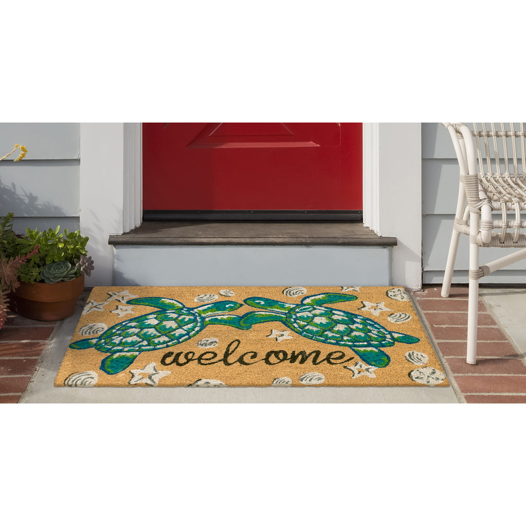 Trans Ocean Natura Seaturtle Welcome Area Rug