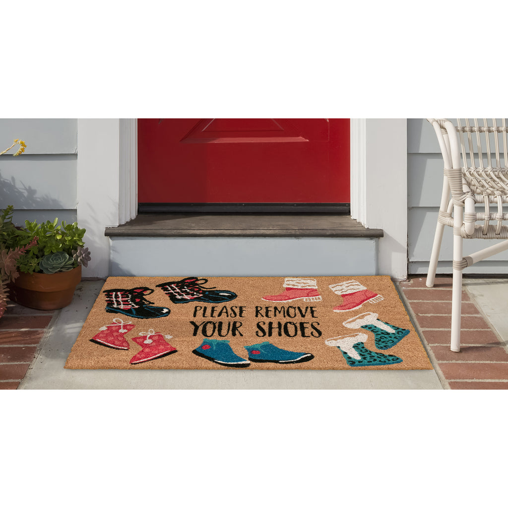 Trans Ocean Natura Winter Shoes Area Rug