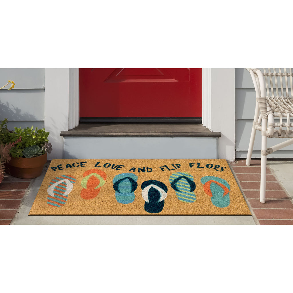 Trans Ocean Natura Flip Flops Area Rug