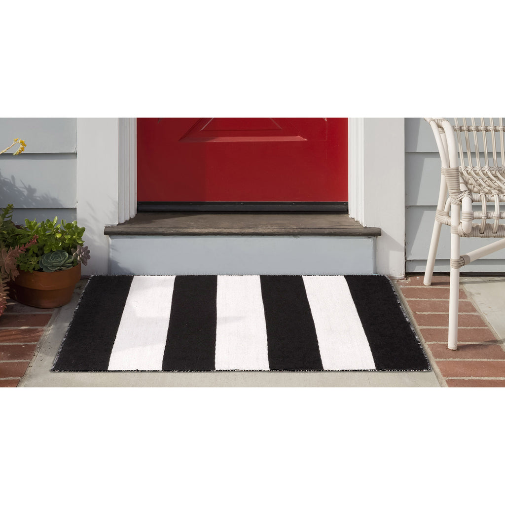 Trans Ocean Sorrento Rugby Stripe Area Rug