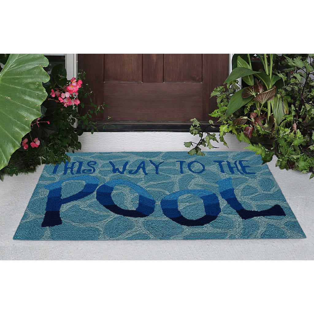 Trans Ocean Frontporch This Way To The Pool Area Rug