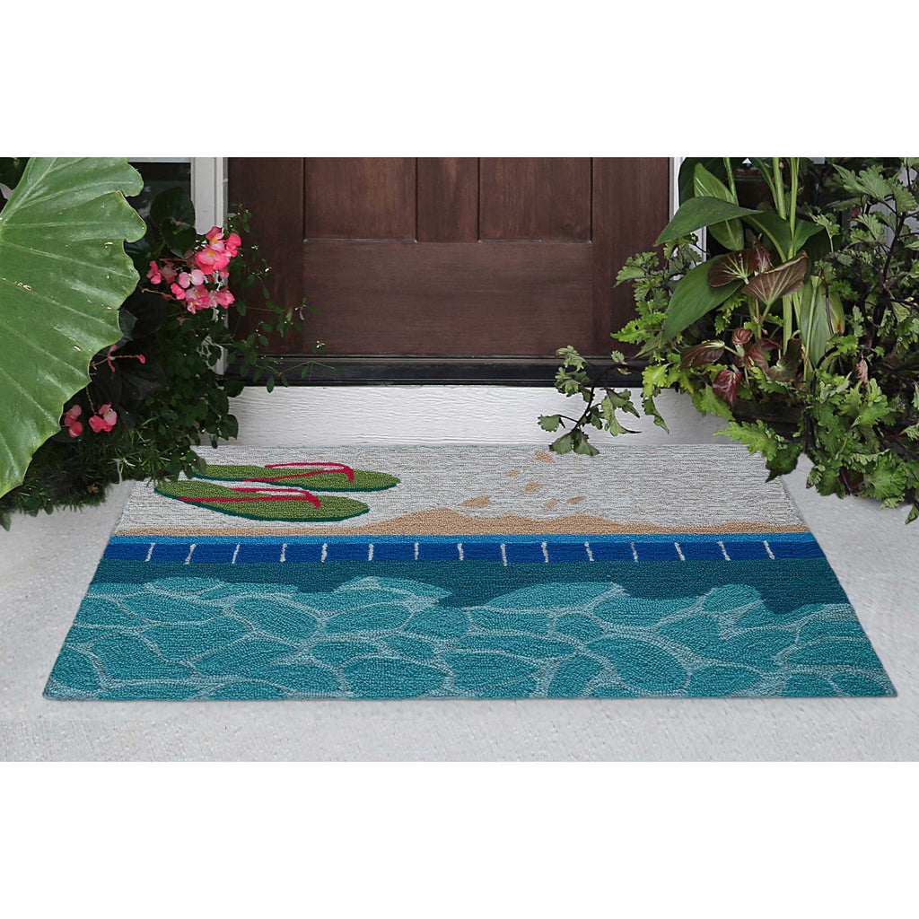 Trans Ocean Frontporch Poolside Area Rug