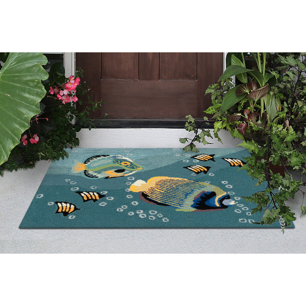 Trans Ocean Frontporch Aquarium Area Rug