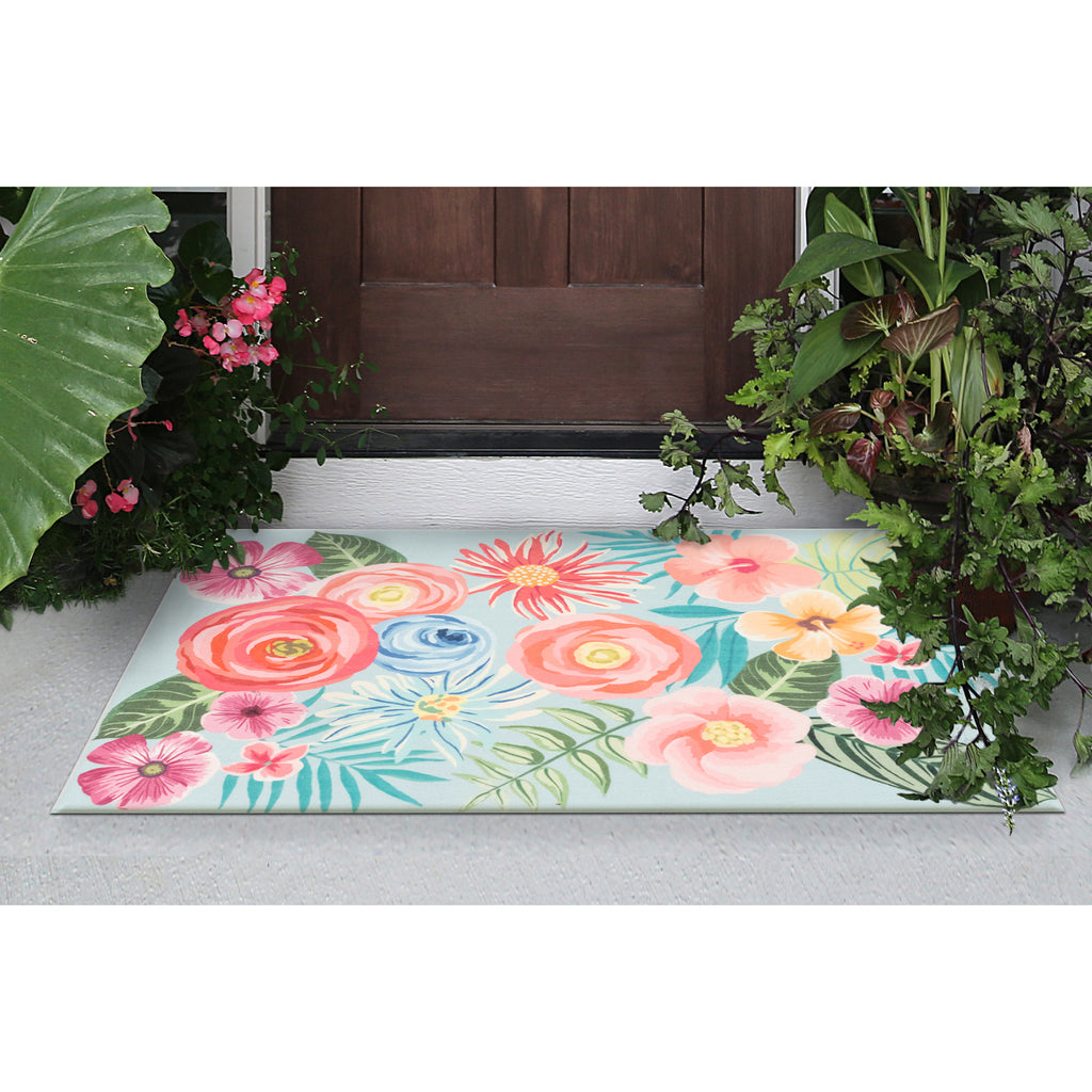 Trans Ocean Illusions Flower Garden Area Rug