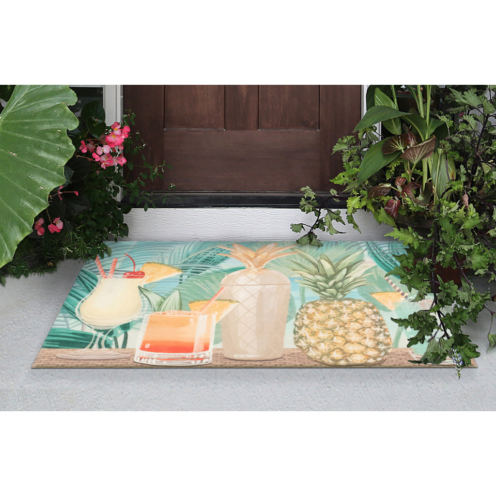 Trans Ocean Illusions Patio Party Area Rug