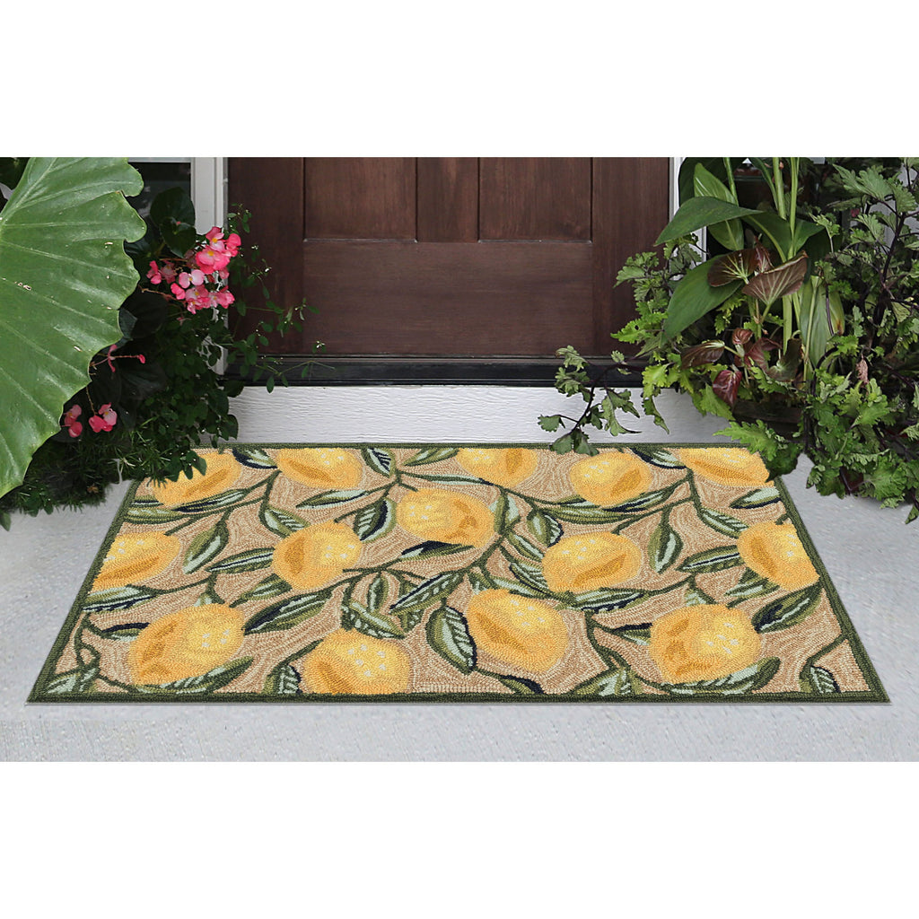Trans Ocean Ravella Lemon Area Rug