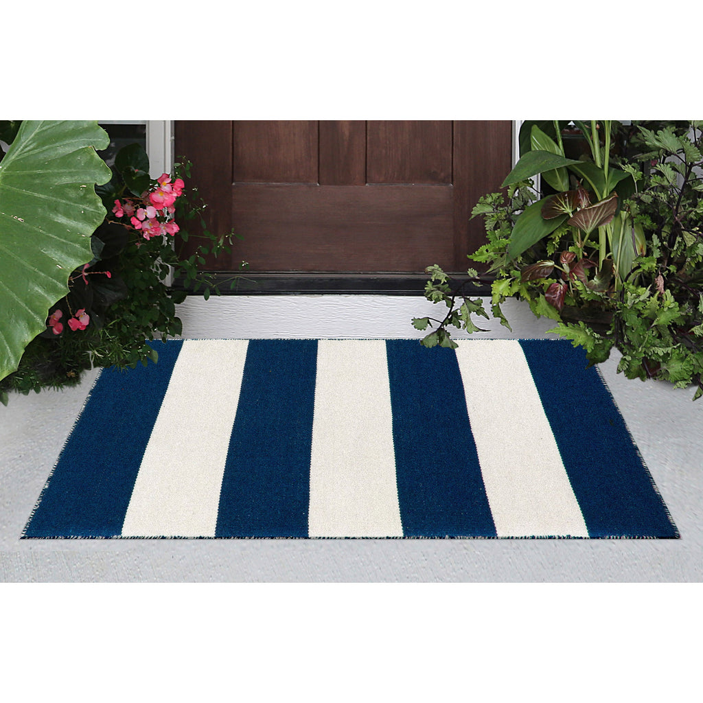 Trans Ocean Sorrento Rugby Stripe Area Rug