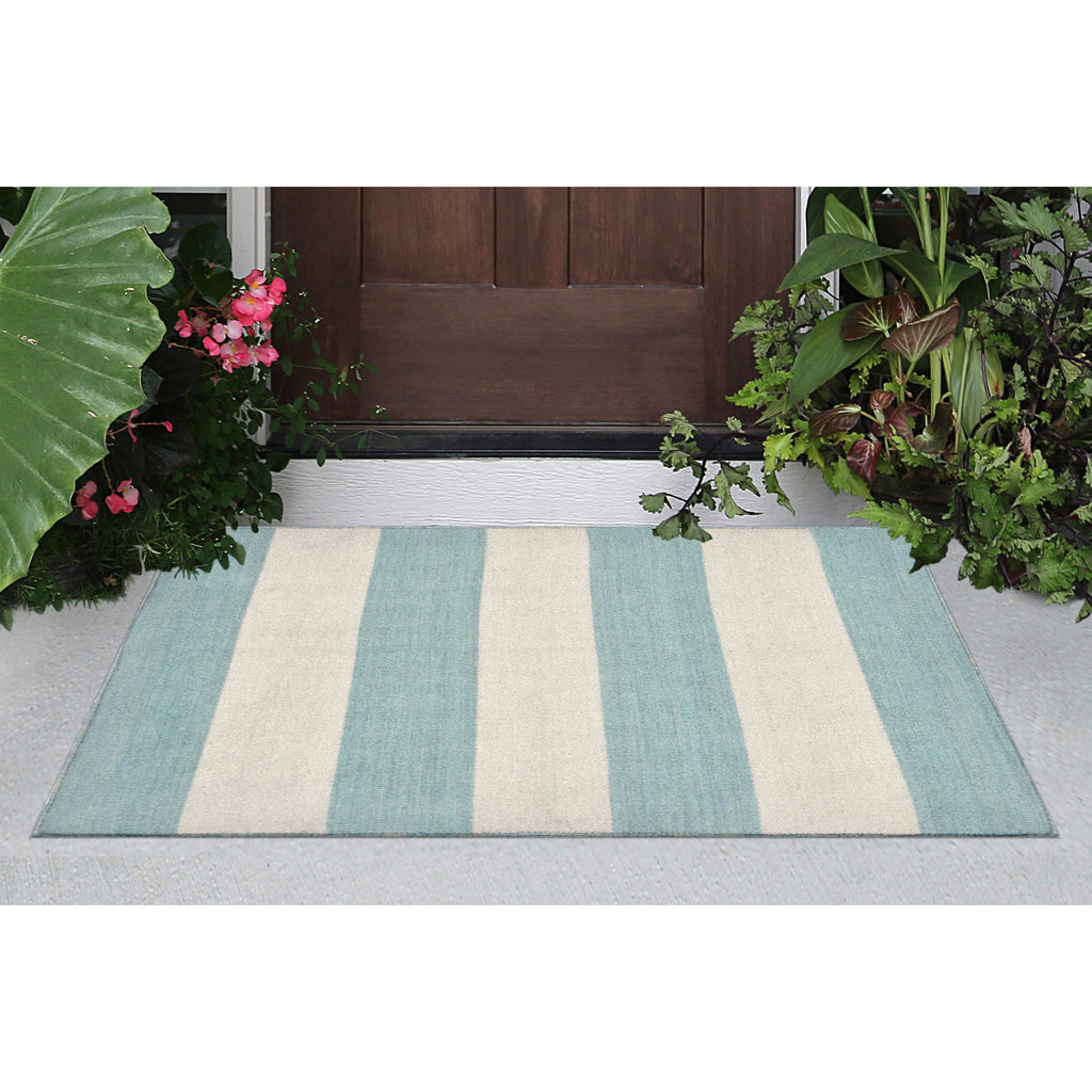 Trans Ocean Sorrento Rugby Stripe Area Rug