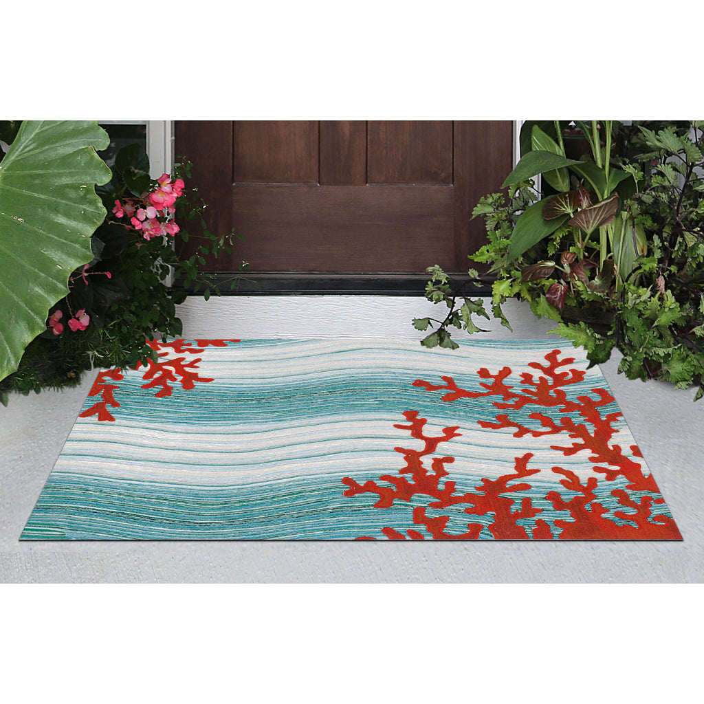 Trans Ocean Visions IV Coral Reef Area Rug