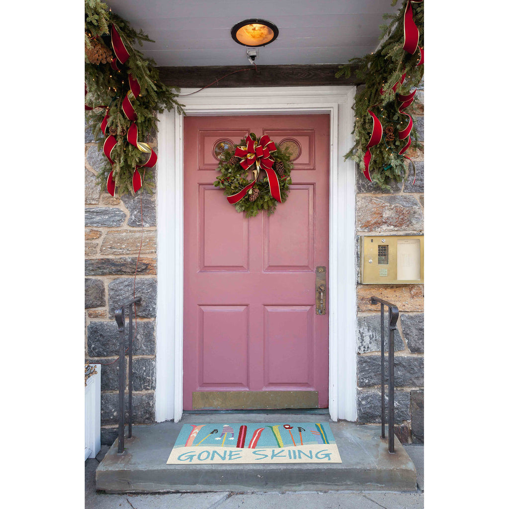 Trans Ocean Frontporch Gone Skiing Area Rug