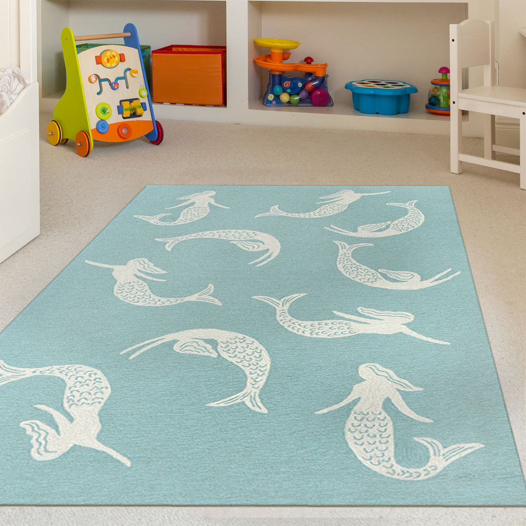 Trans Ocean Capri Mermaids Area Rug