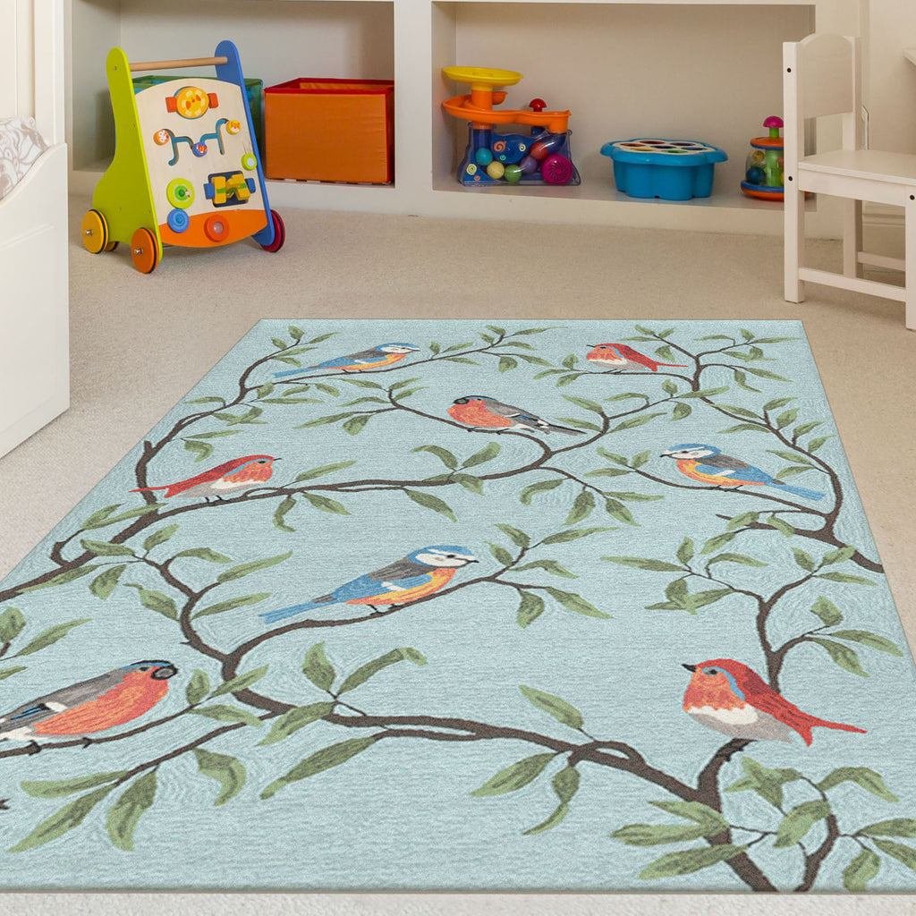 Trans Ocean Ravella Birds On Branches Area Rug