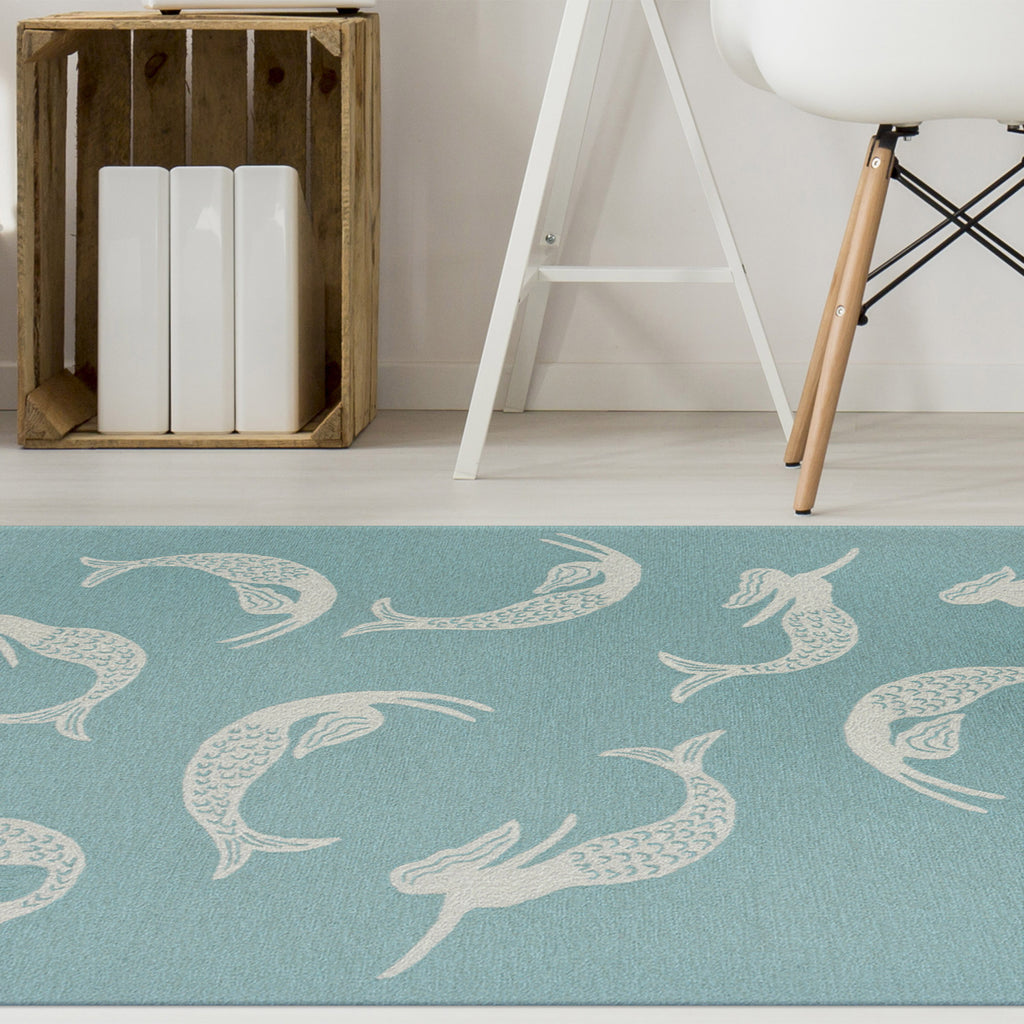Trans Ocean Capri Mermaids Area Rug