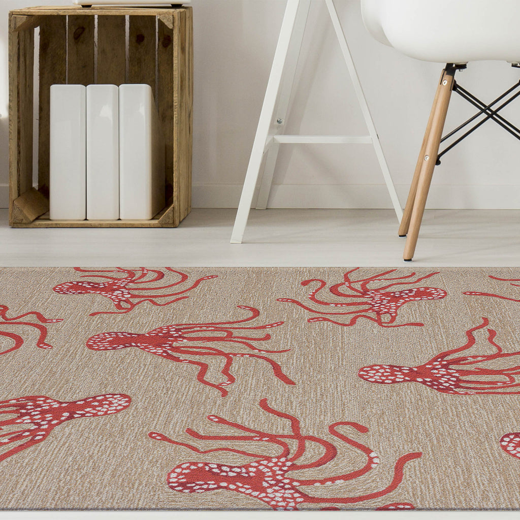 Trans Ocean Capri Octopus Area Rug